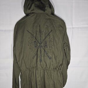 Harry Potter Dumbledore's Army Olive Green Jacket By Hot Topic Size M